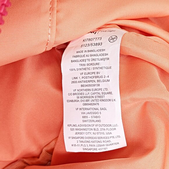 Kipling Minta Large Tote Removable Shoulder Strap Confetti Pink (MSRP $119) - Picture 10 of 10